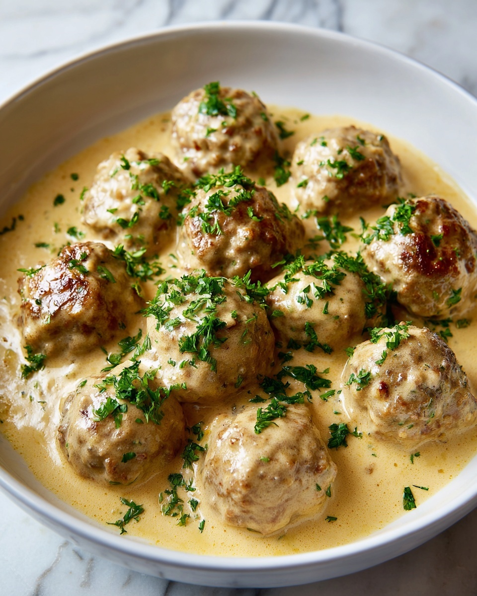Creamy Swedish Meatballs Recipe - Recipe Image