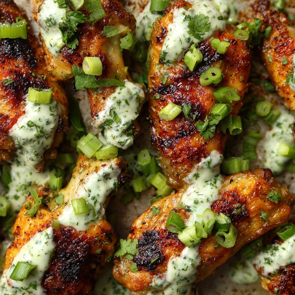 Alfredo Chicken Wings Recipe - Recipe Image