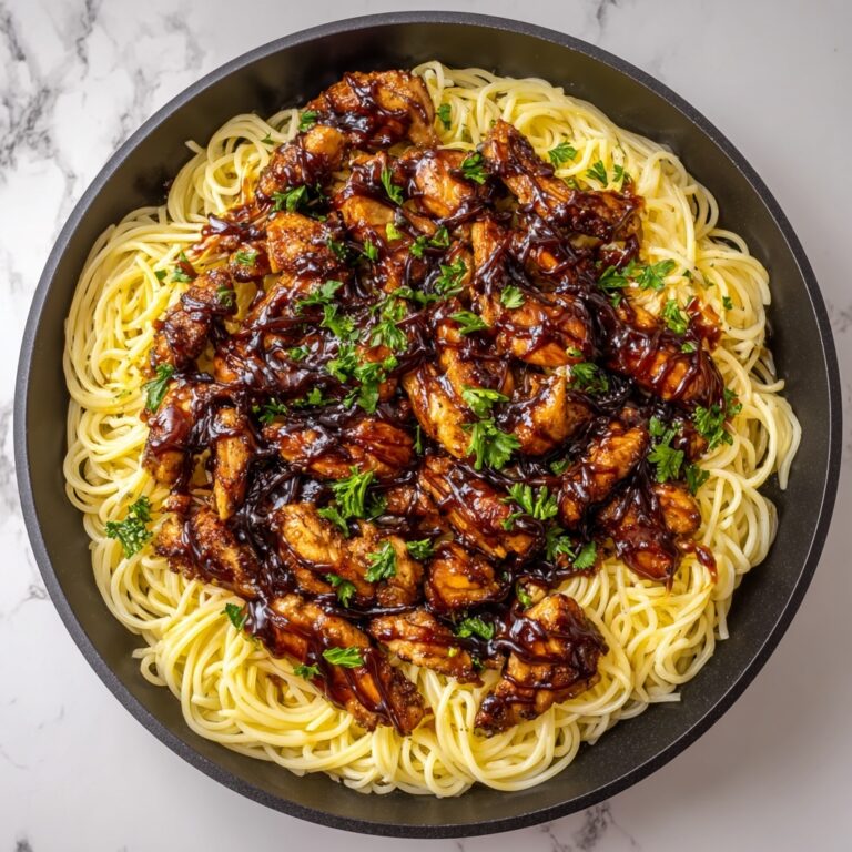 Garlic Butter Chicken Bites with Creamy Parmesan Pasta Recipe