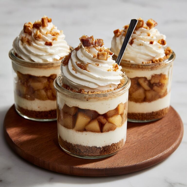 No-Bake Apple Cheesecake Jars Recipe