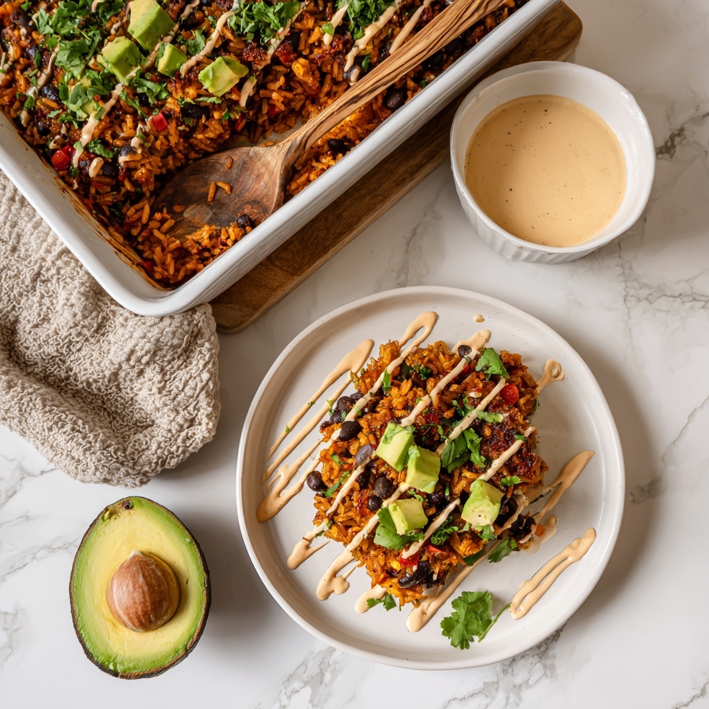 Southwestern Black Bean Casserole Recipe - Recipe Image