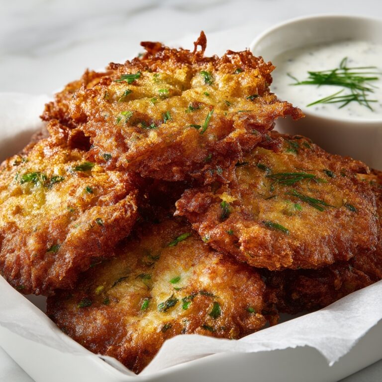 Dill Pickle Chicken Fritters Recipe