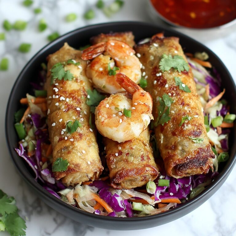 Crispy Shrimp and Cabbage Egg Rolls Recipe