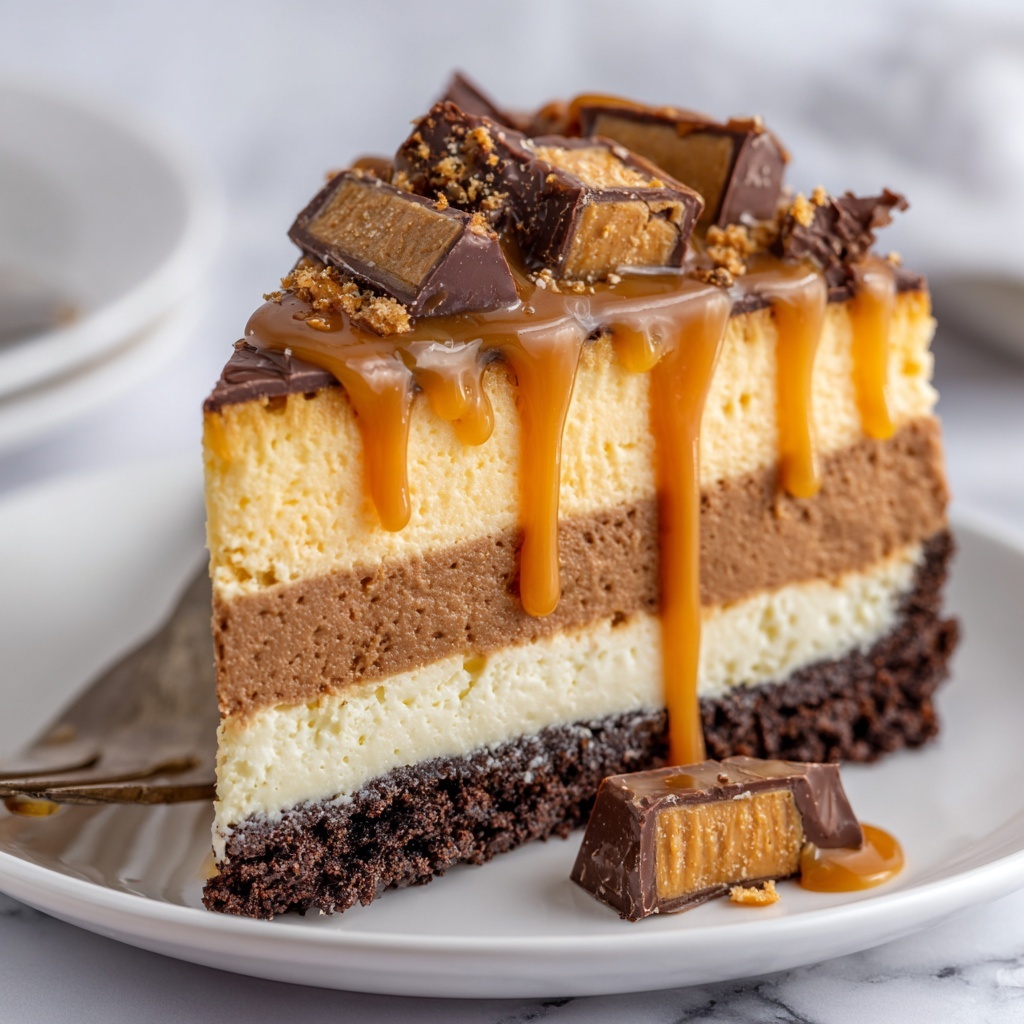 Caramel Brownie Cheesecake Recipe - Recipe Image