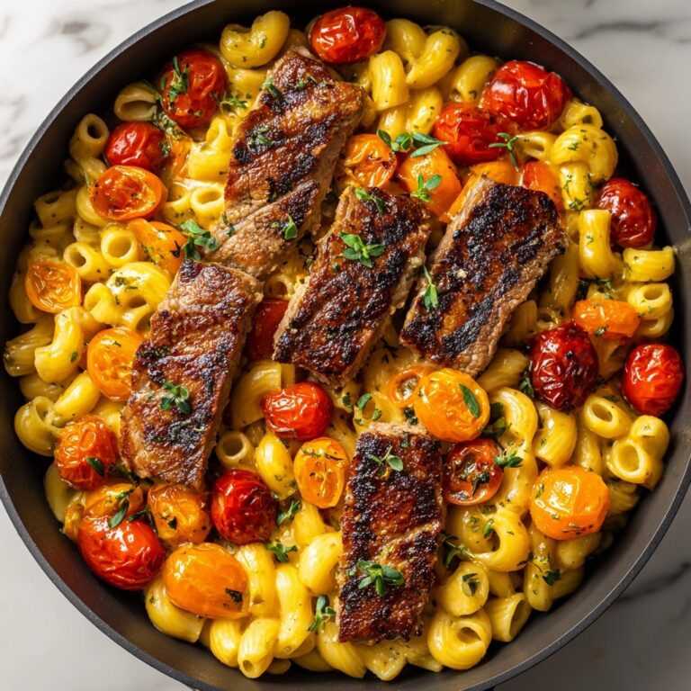 One Pot Zesty Steak Pasta Recipe