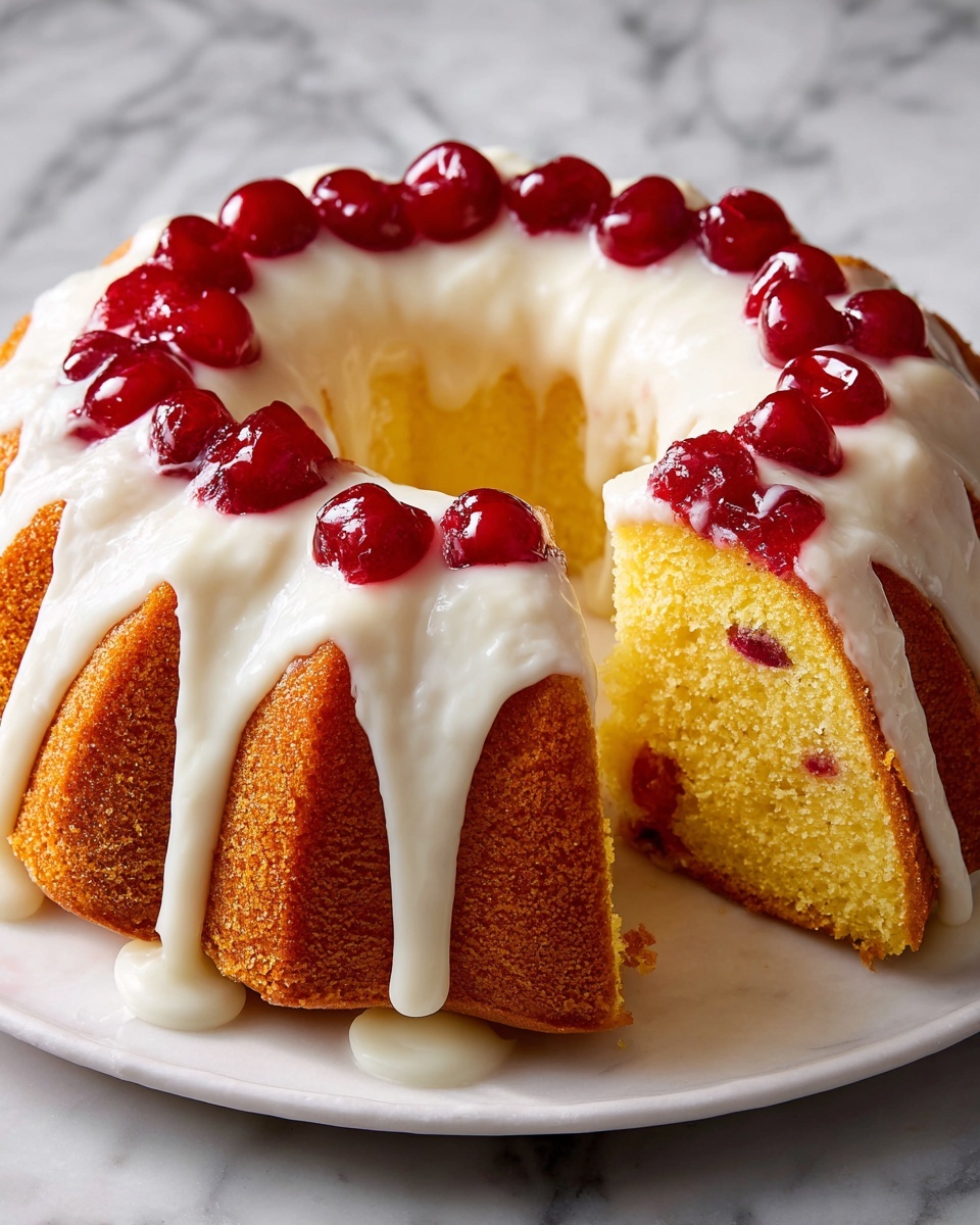 Cherry Bundt Cake Recipe - Recipe Image