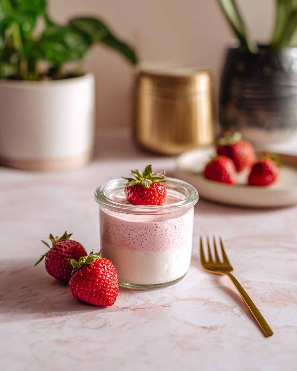 Homemade Strawberry Shortcake Coffee Creamer Recipe - Recipe Image