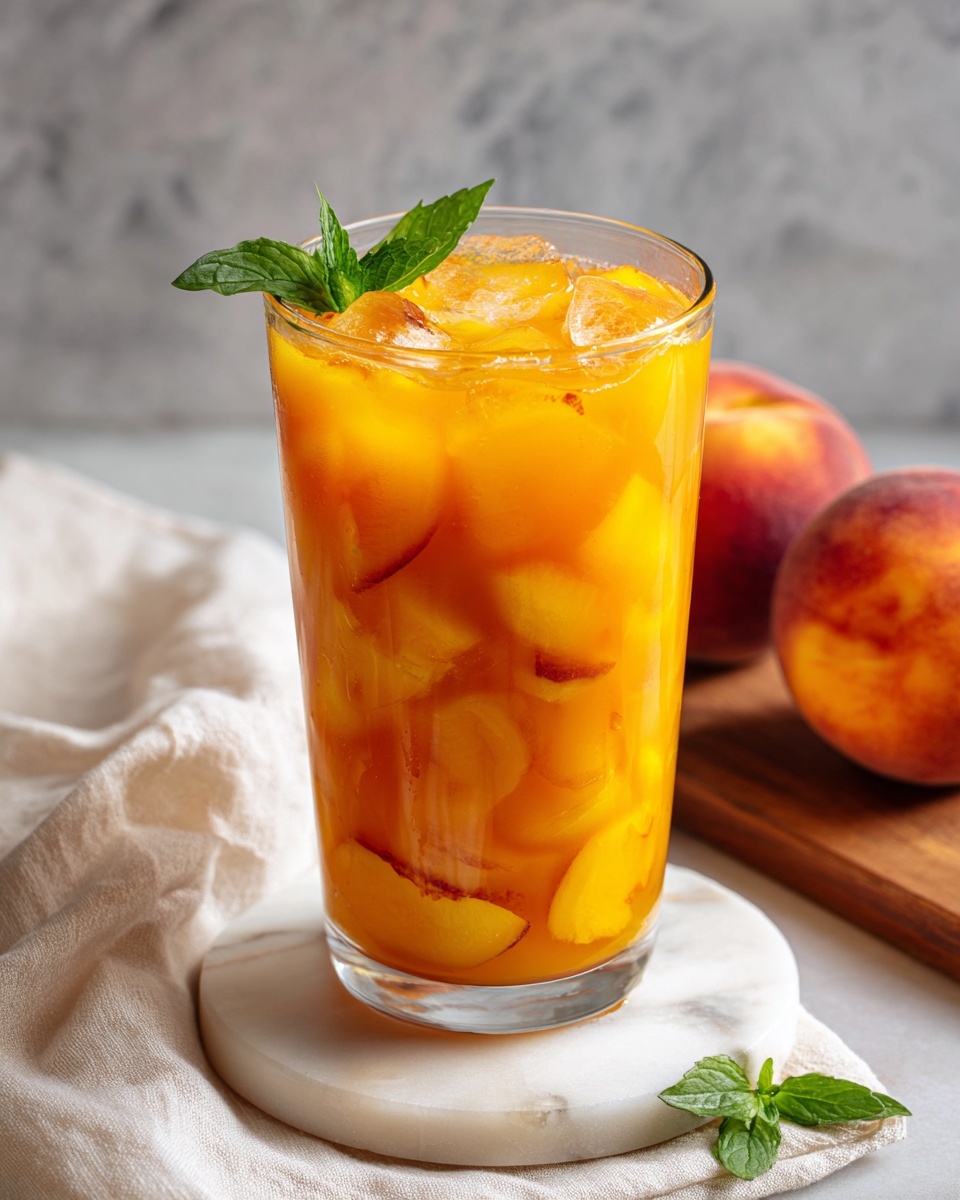 Peach Sweet Tea Recipe - Recipe Image