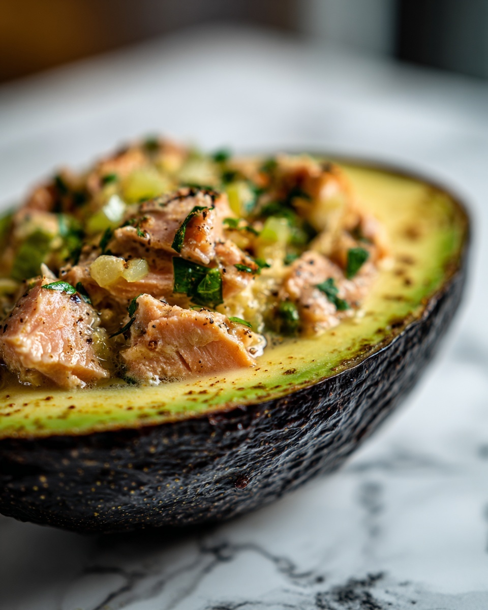 Salmon-Stuffed Avocados Recipe - Recipe Image