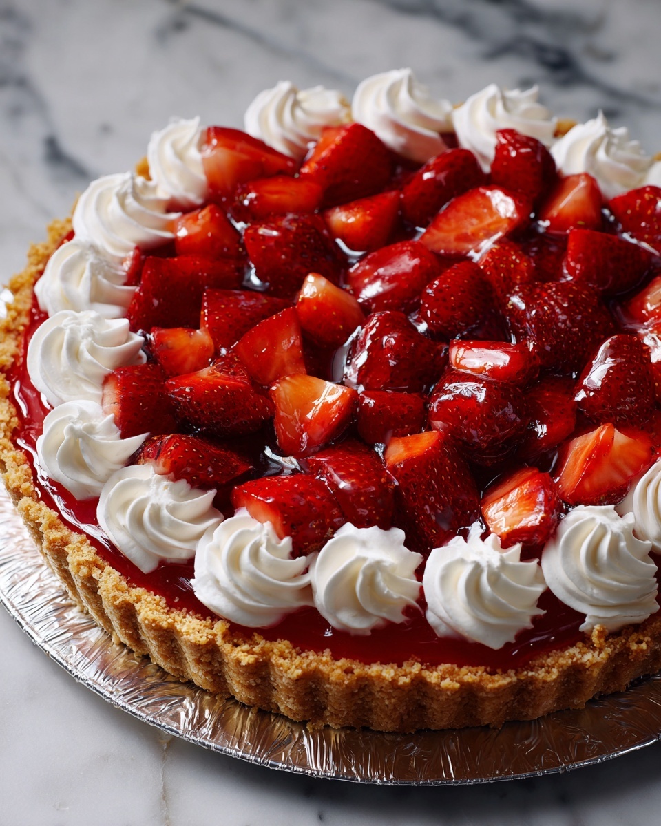 Strawberry Icebox Pie Recipe - Recipe Image