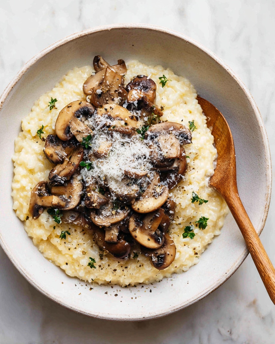 Pastina with Mushroom Leek Parmesan Broth Recipe - Recipe Image