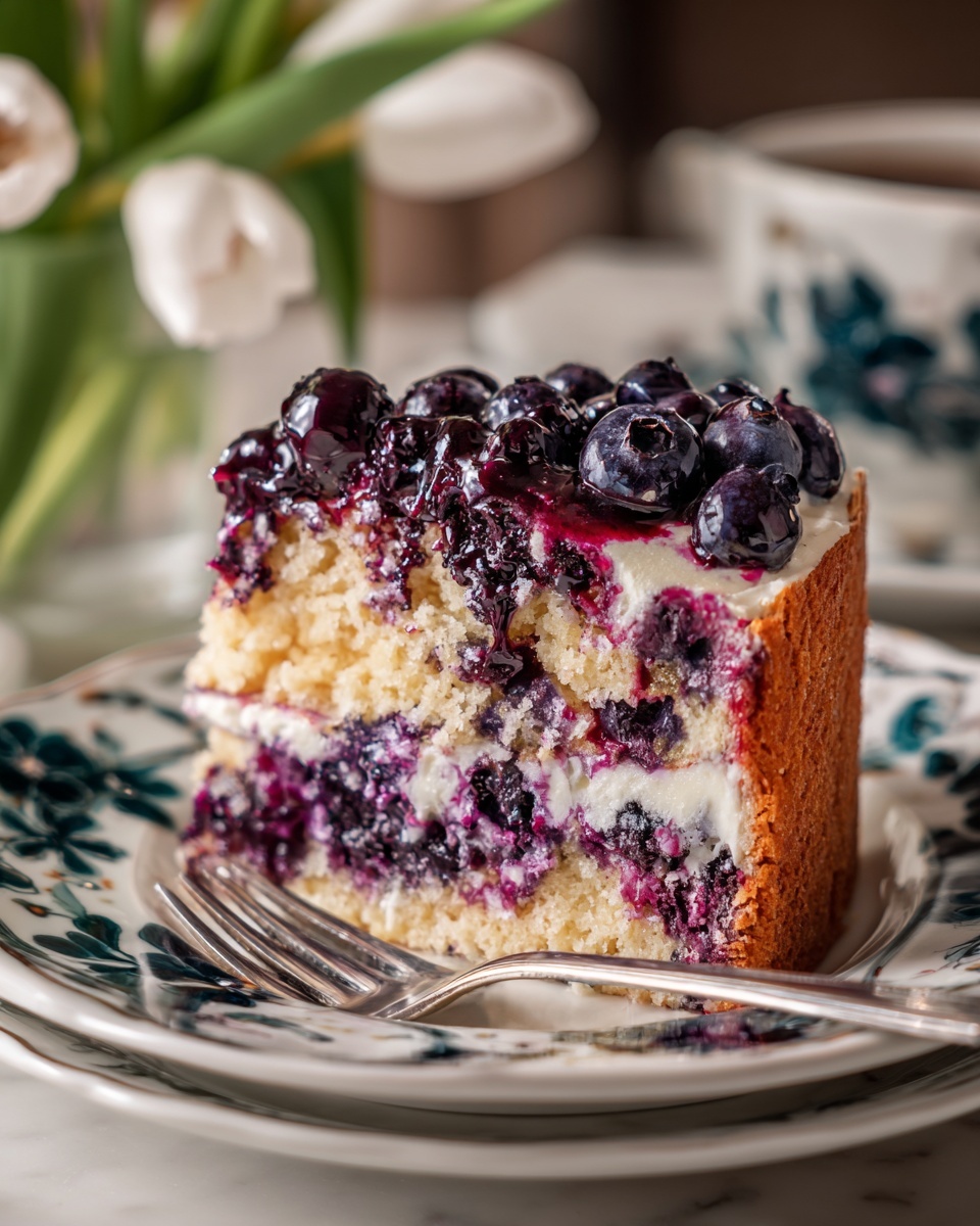 Buttermilk Blueberry Breakfast Cake Recipe - Recipe Image