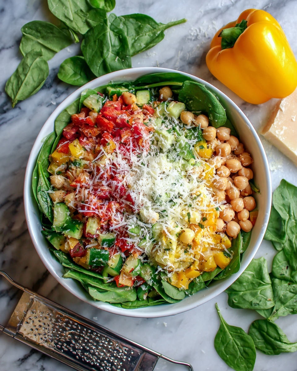 Colorful Summer Chickpea Salad Recipe - Recipe Image