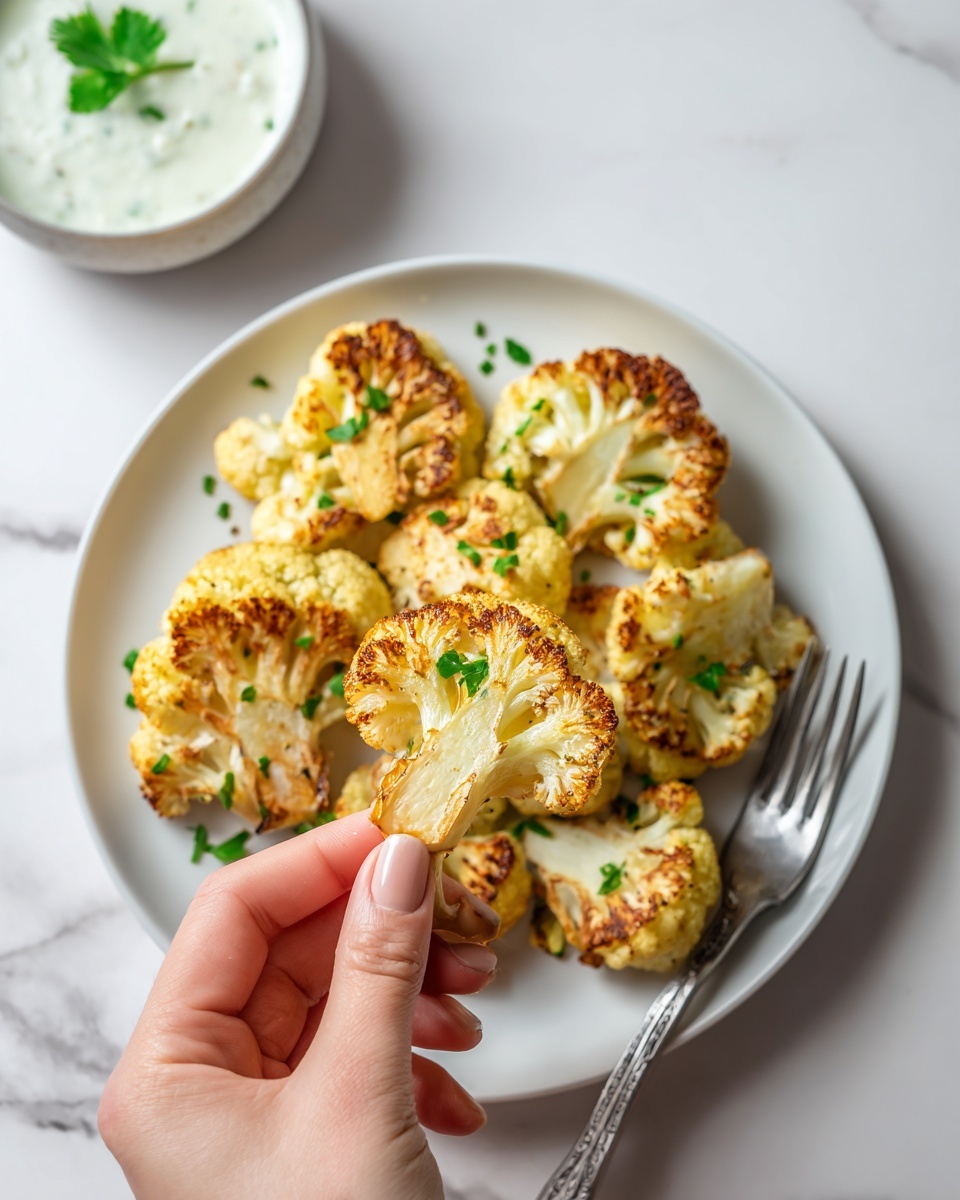 Golden Crispy Cauliflower Bites Recipe - Recipe Image