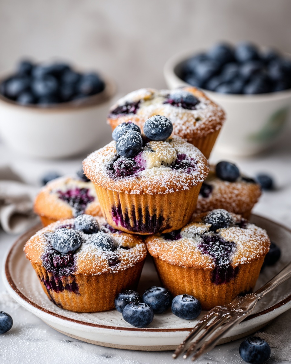 Vanilla Blueberry Protein Muffins: The Perfect Healthy Breakfast Recipe - Recipe Image