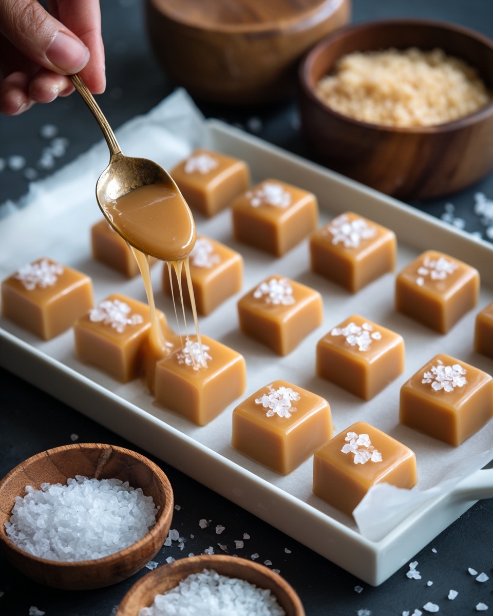Easy Salted Caramels Recipe - Recipe Image
