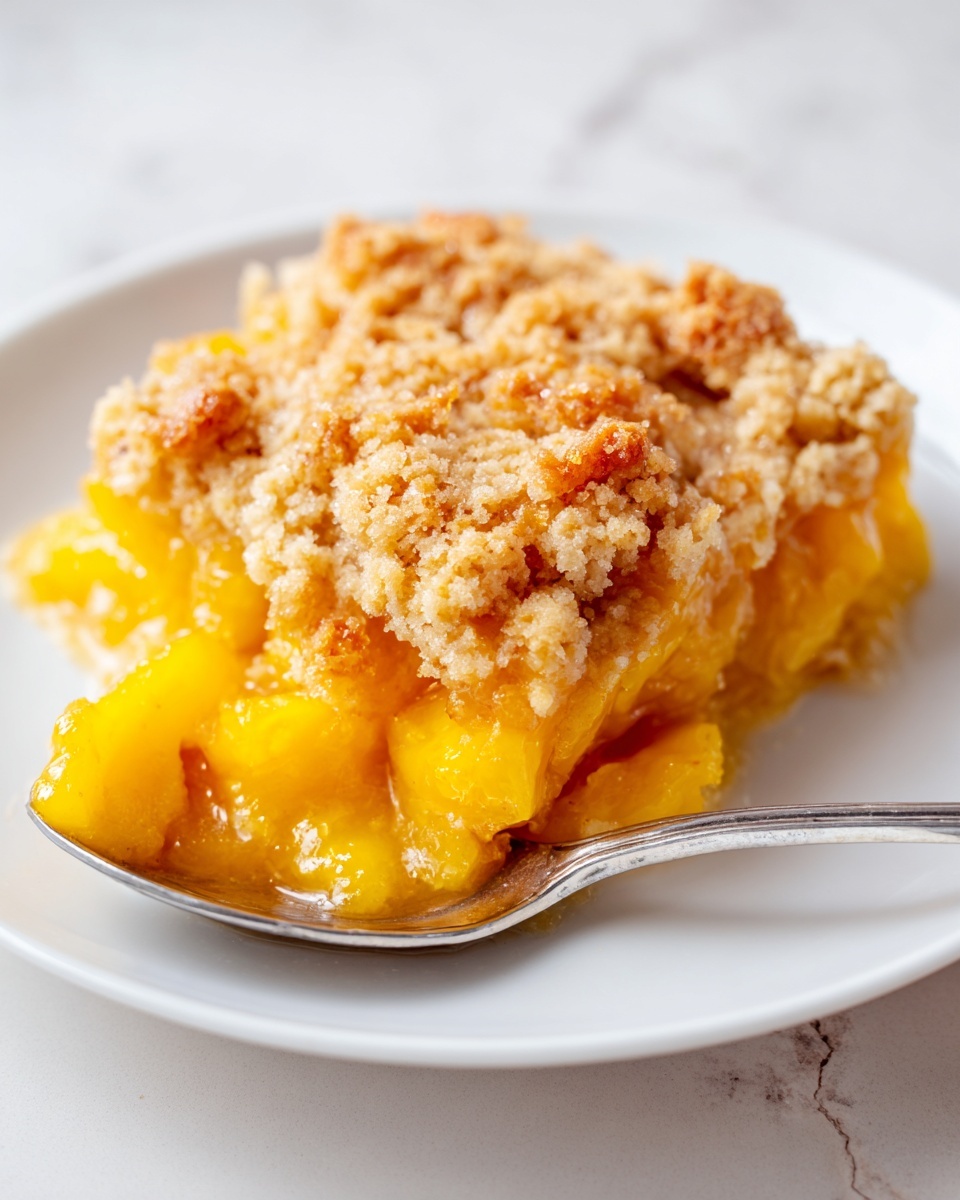 Double Crust Brown Butter Peach Cobbler Recipe - Recipe Image