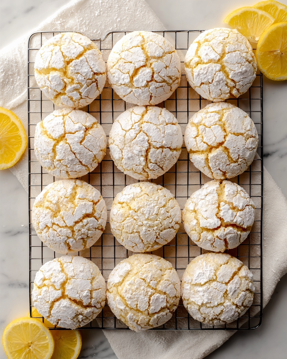 Lemon Crinkle Cookies Recipe - Recipe Image