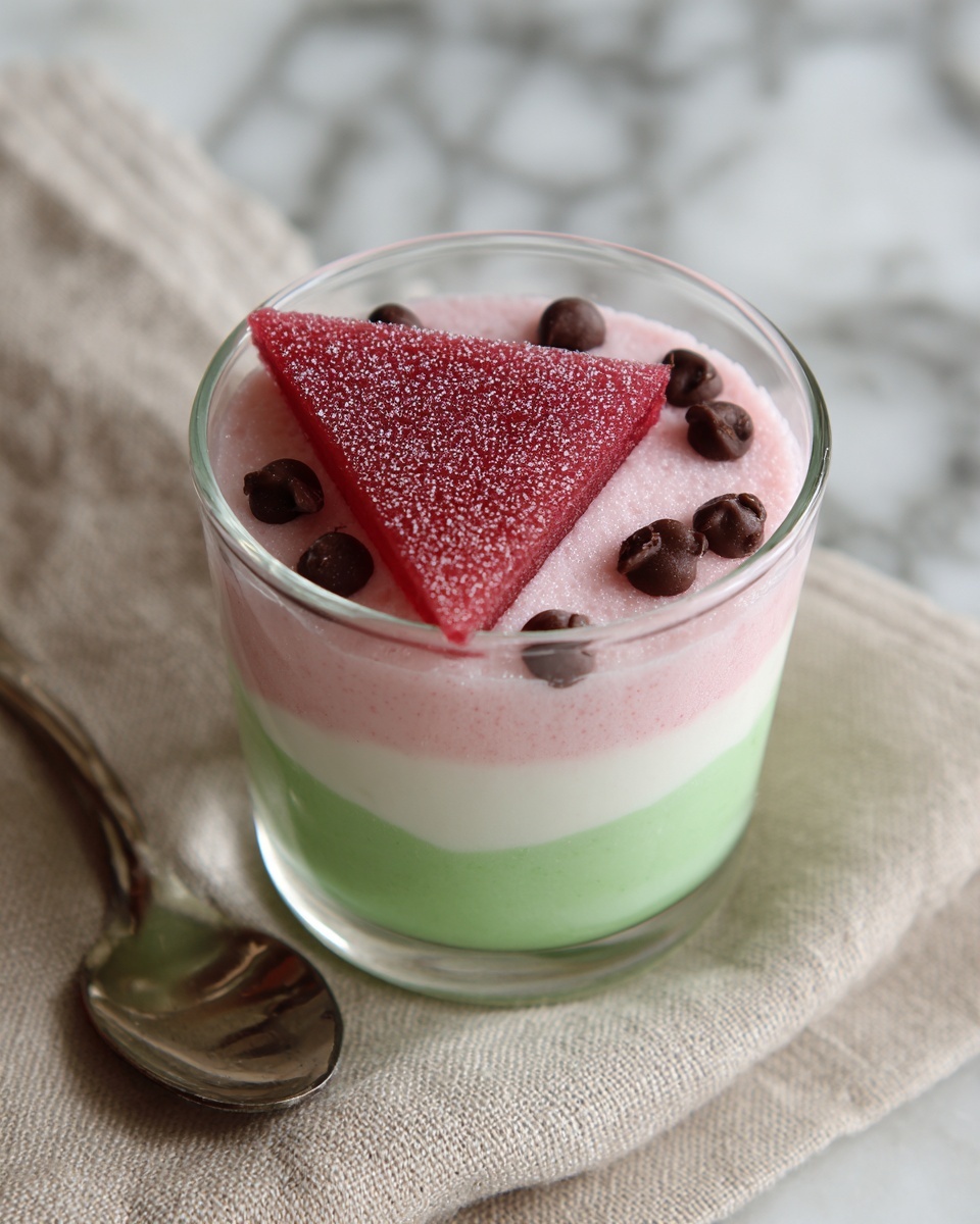 Watermelon Pudding Cups: A Refreshing Summer Treat Recipe - Recipe Image