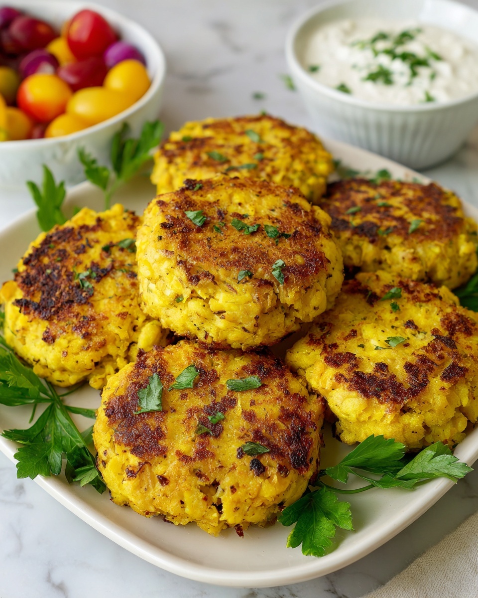 Mediterranean Chicken Patties Recipe - Recipe Image