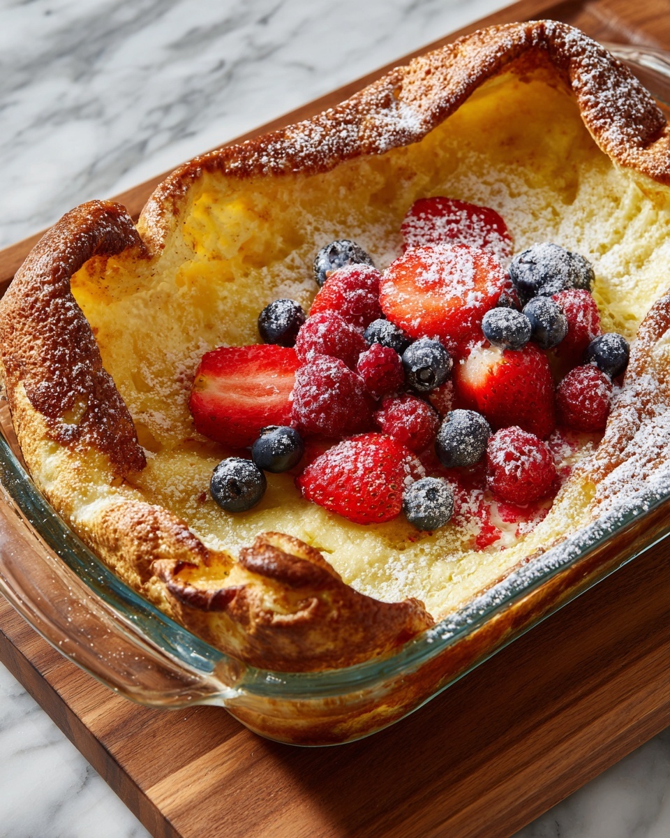 Baked German Pancake (Dutch Baby) Recipe - Recipe Image