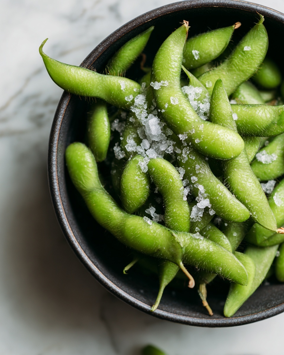 Edamame with Sea Salt and Lemon Recipe - Recipe Image