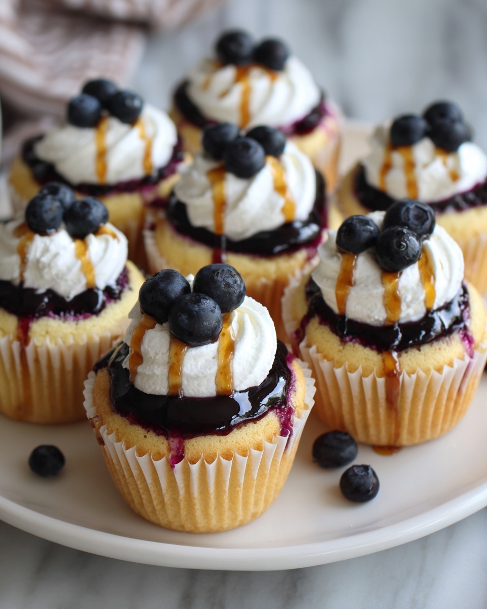 Blueberry Pancake Cupcakes Recipe - Recipe Image