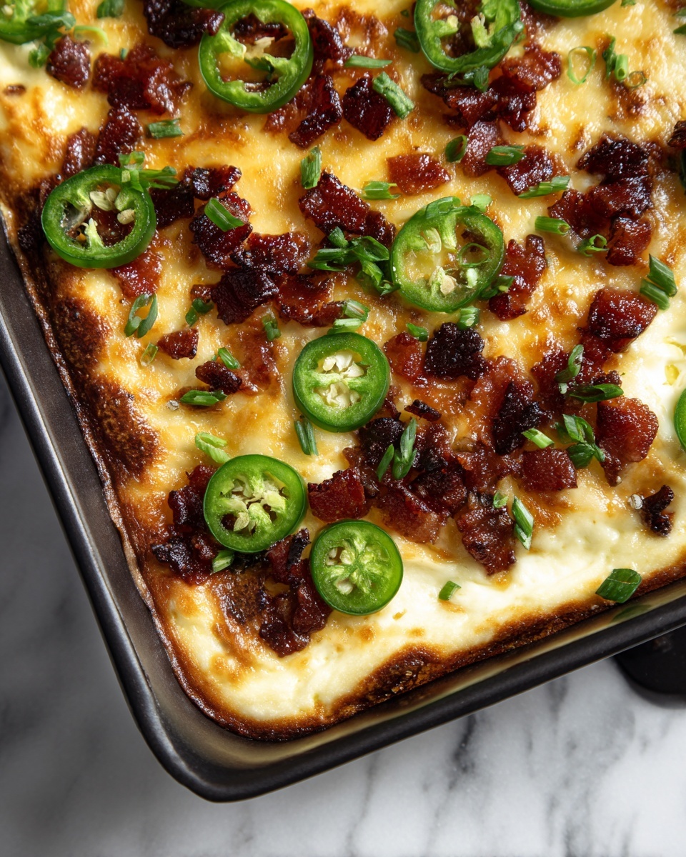 Cauliflower Jalapeno Popper Casserole Recipe - Recipe Image