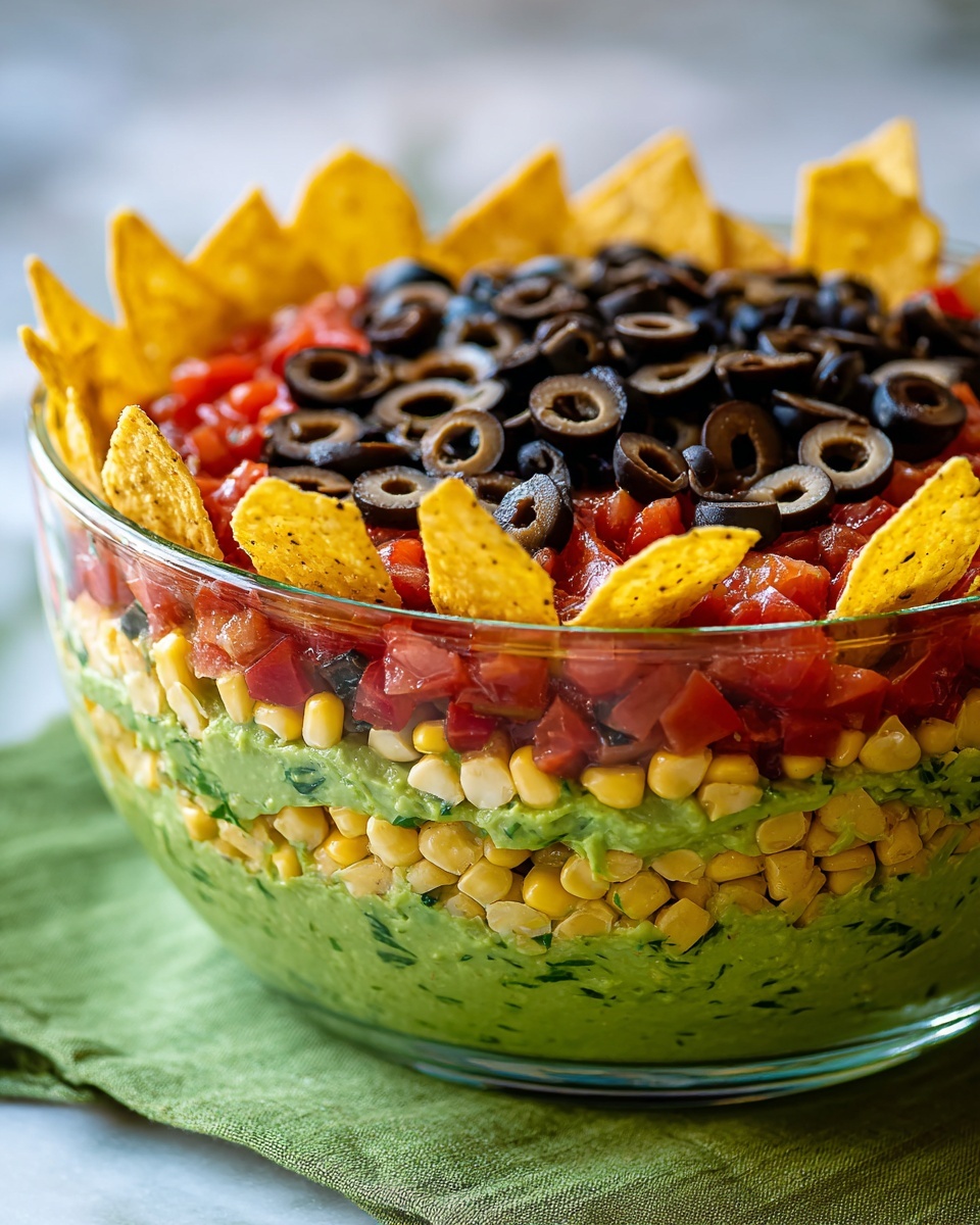 Layered Mexican Salad Recipe - Recipe Image