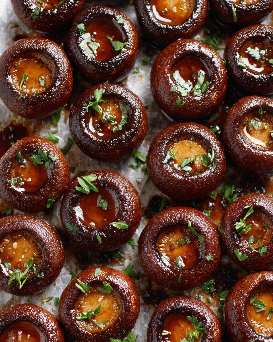 Honey and Garlic Roasted Mushrooms Recipe - Recipe Image