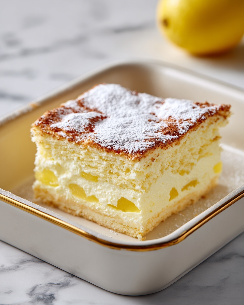 Lemon Cream Cheese Dump Cake Recipe - Recipe Image