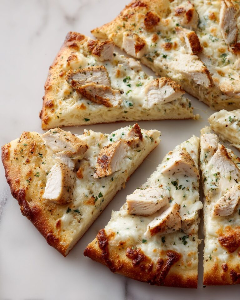 Roasted Garlic Chicken and Herb Pizza Recipe