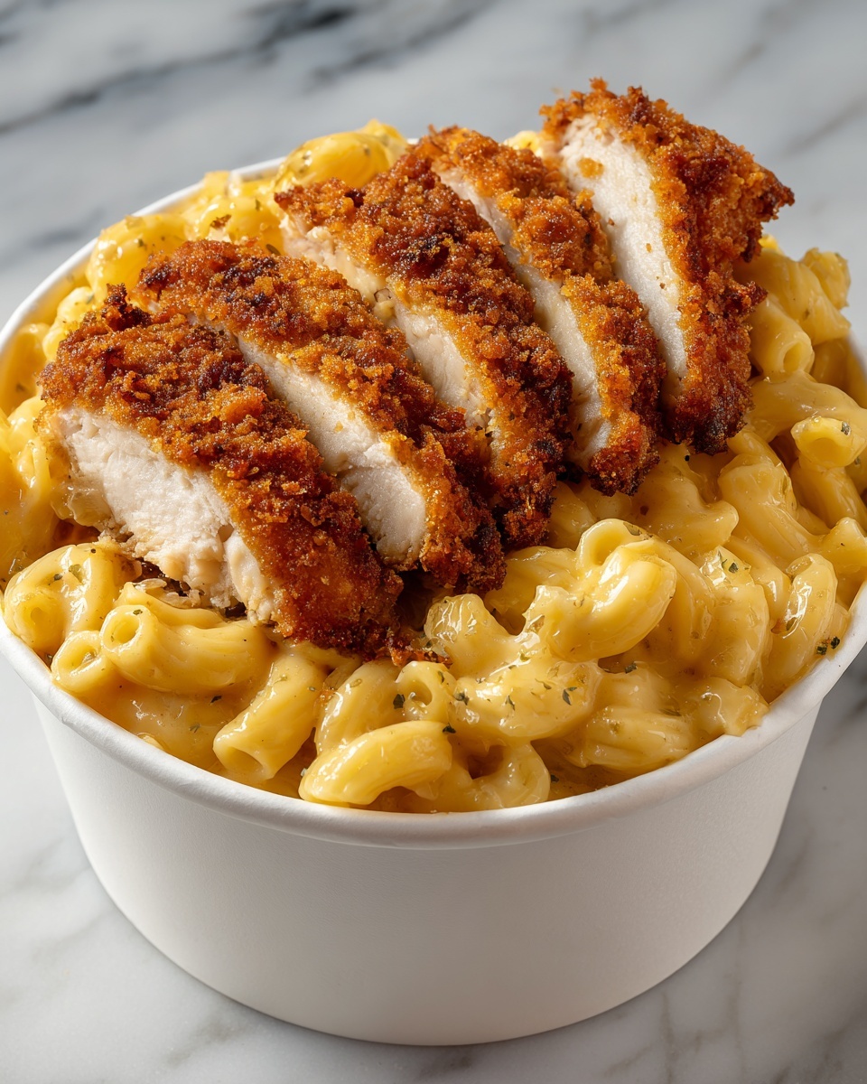 Southern Fried Chicken with Creamy Mac and Cheese Recipe - Recipe Image