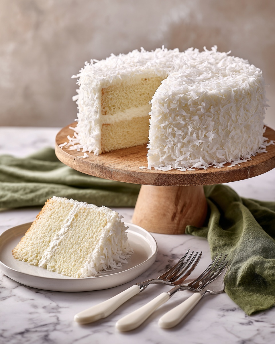 Coconut Cloud Cake Recipe - Recipe Image