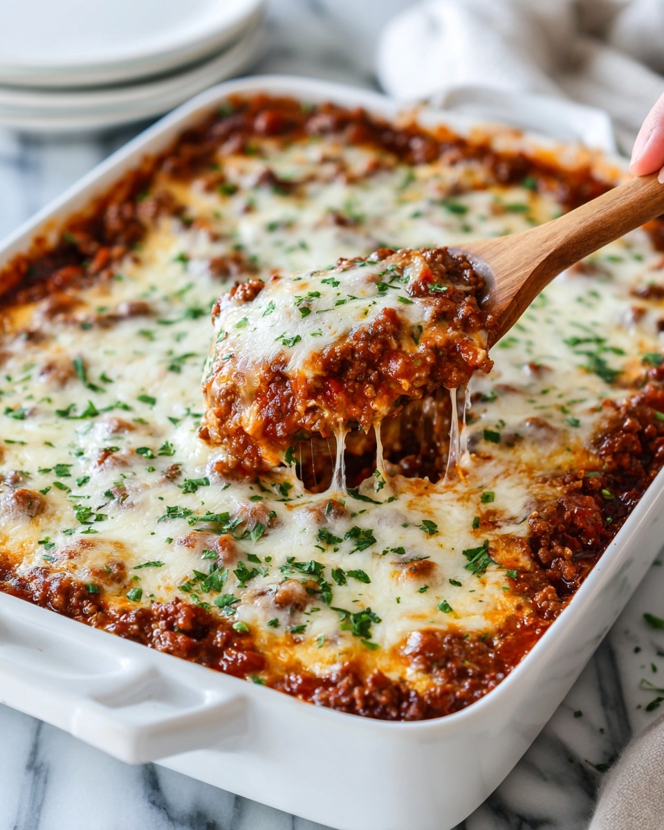 Keto Chicken Parmesan Casserole Recipe - Recipe Image