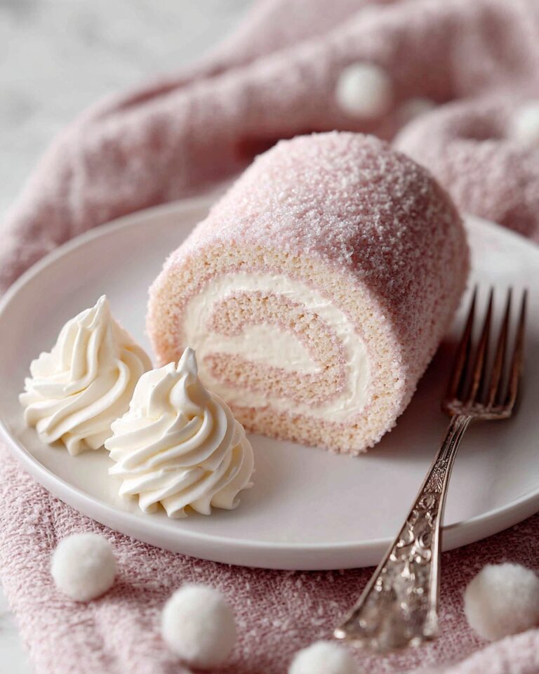 Japanese Cotton Candy Swiss Cake Roll Recipe