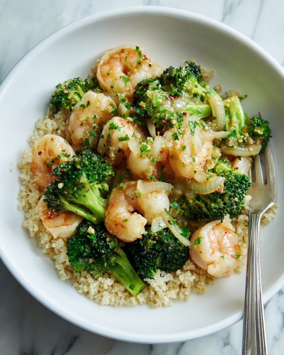 Stir-Fried Shrimp and Broccoli Recipe - Recipe Image