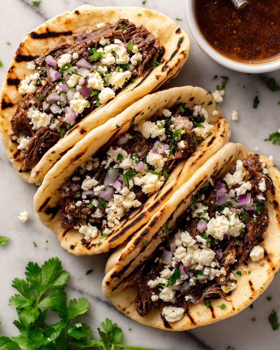 Slow Cooker BBQ Beef Brisket Tacos Recipe - Recipe Image