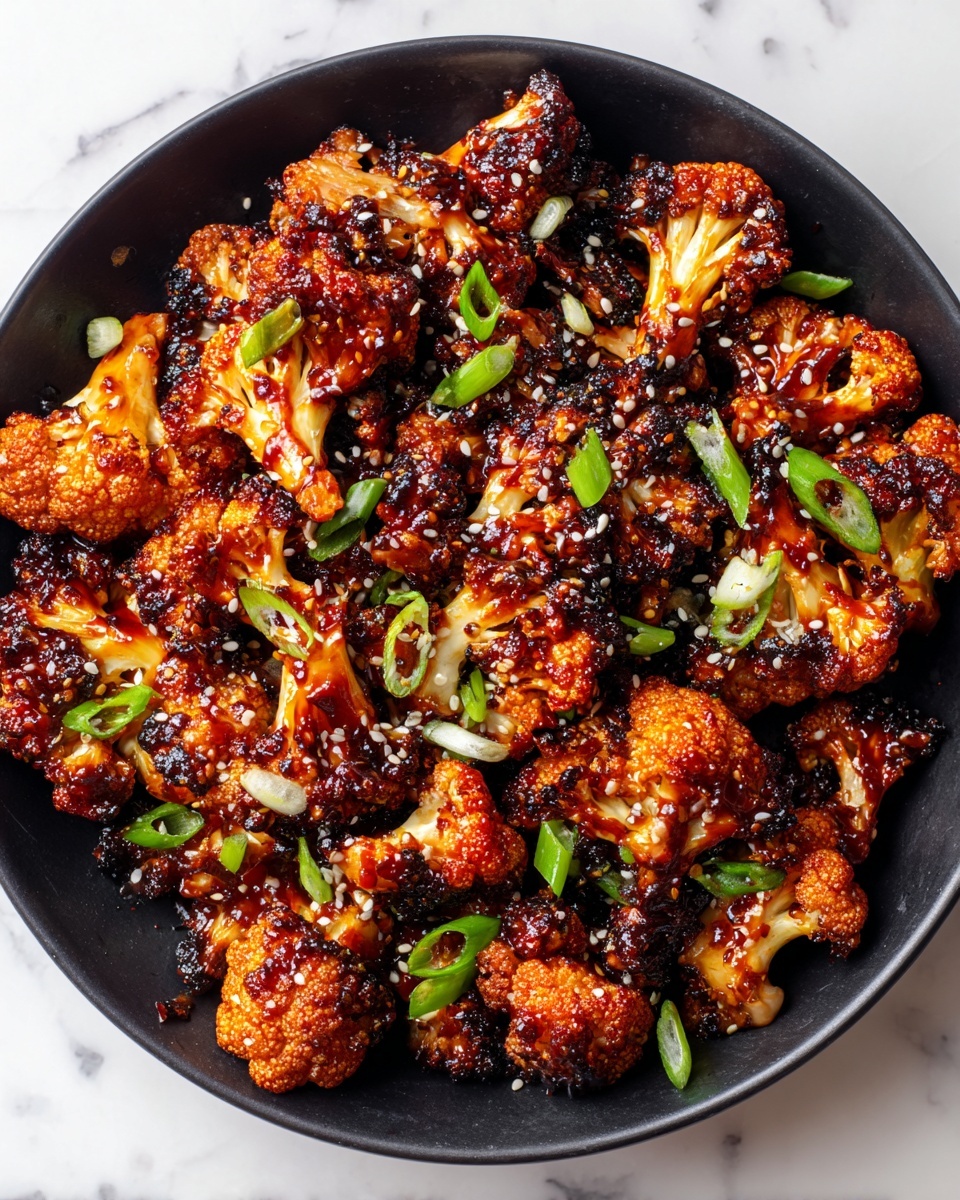 Sweet Spicy Baked Cauliflower Recipe - Recipe Image