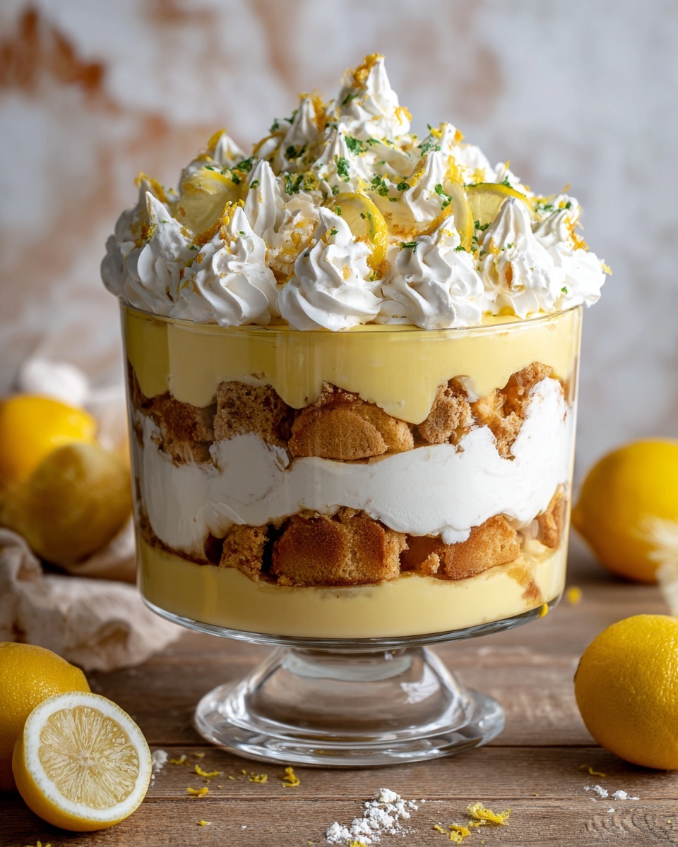 Outrageous Lemon Lovers Trifle Recipe - Recipe Image