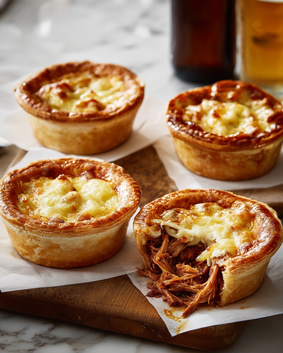 Brisket & Smoked Cheese Pies Recipe - Recipe Image