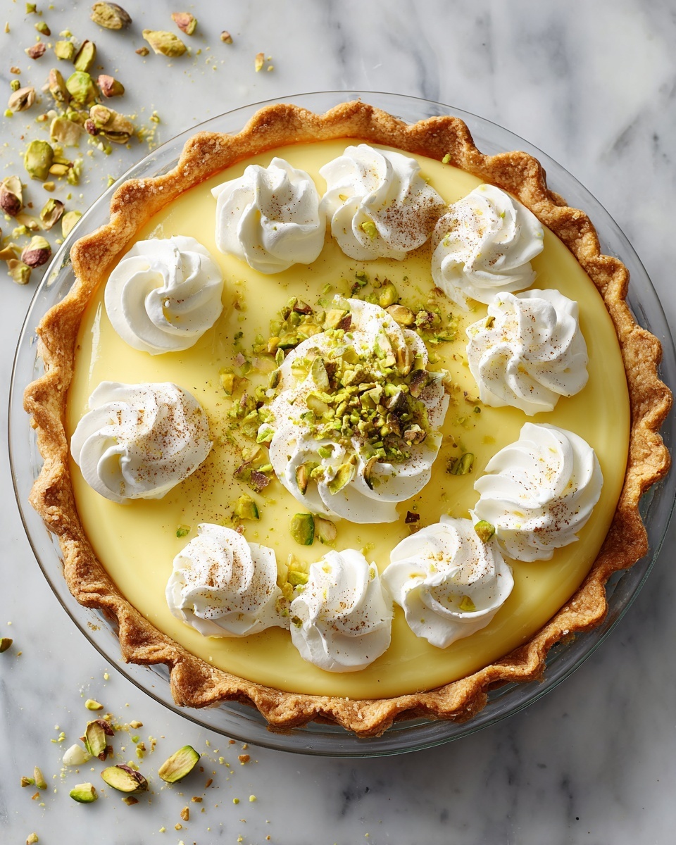 Pistachio Cream Pie Recipe - Recipe Image