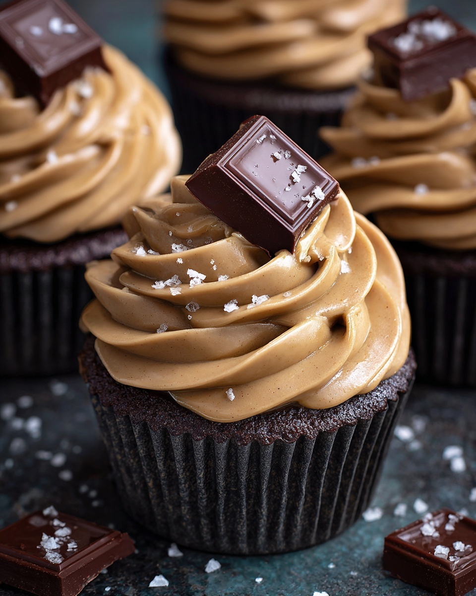 Salted Caramel Chocolate Mousse Cups Recipe - Recipe Image