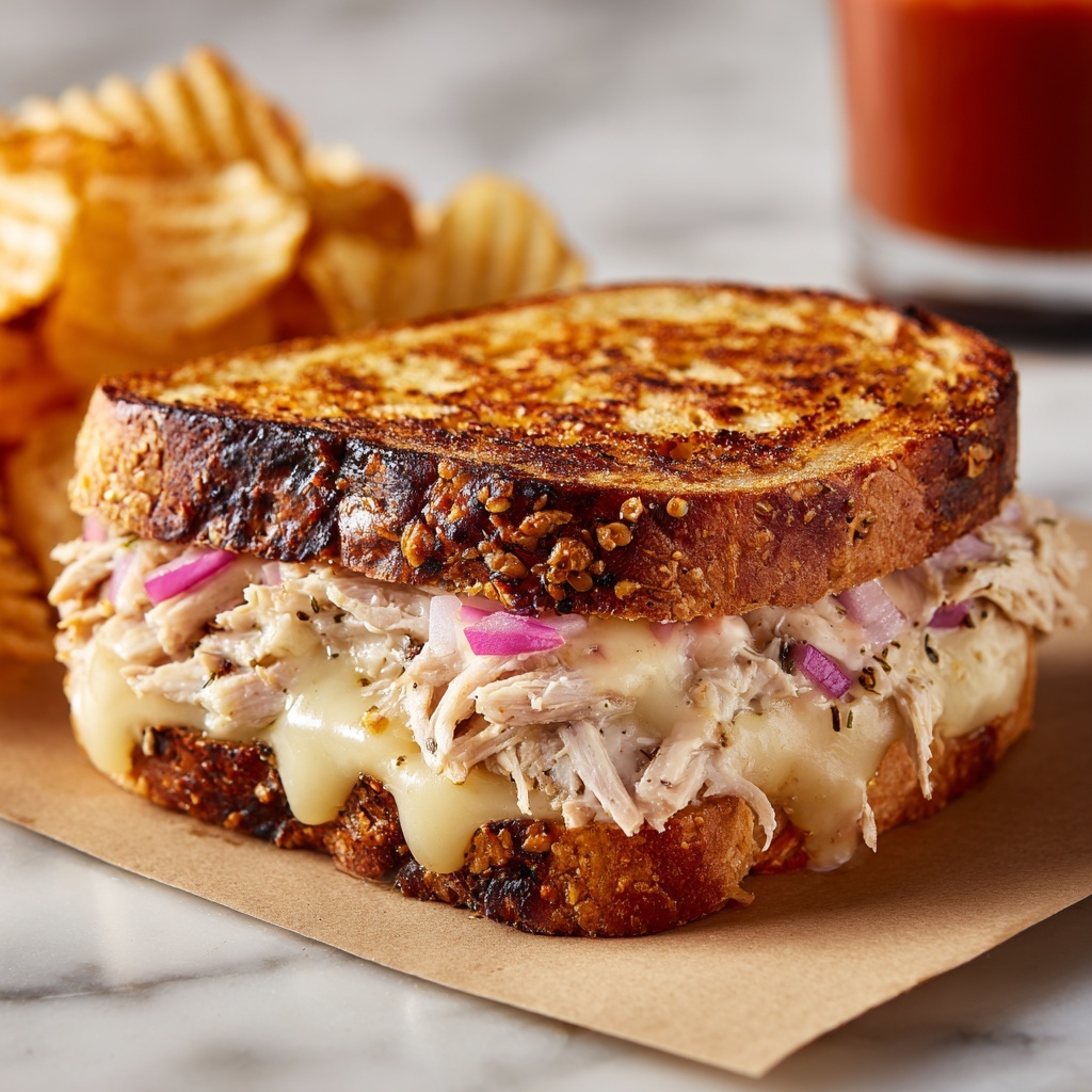 Grilled Turkey Reuben Sandwich Recipe - Recipe Image
