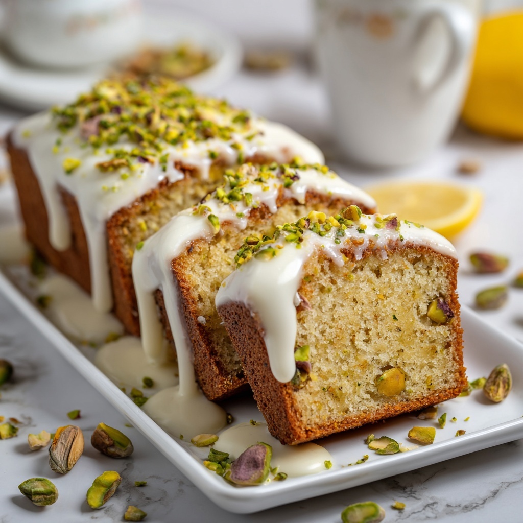 Pistachio Lemon Breakfast Bread Recipe - Recipe Image