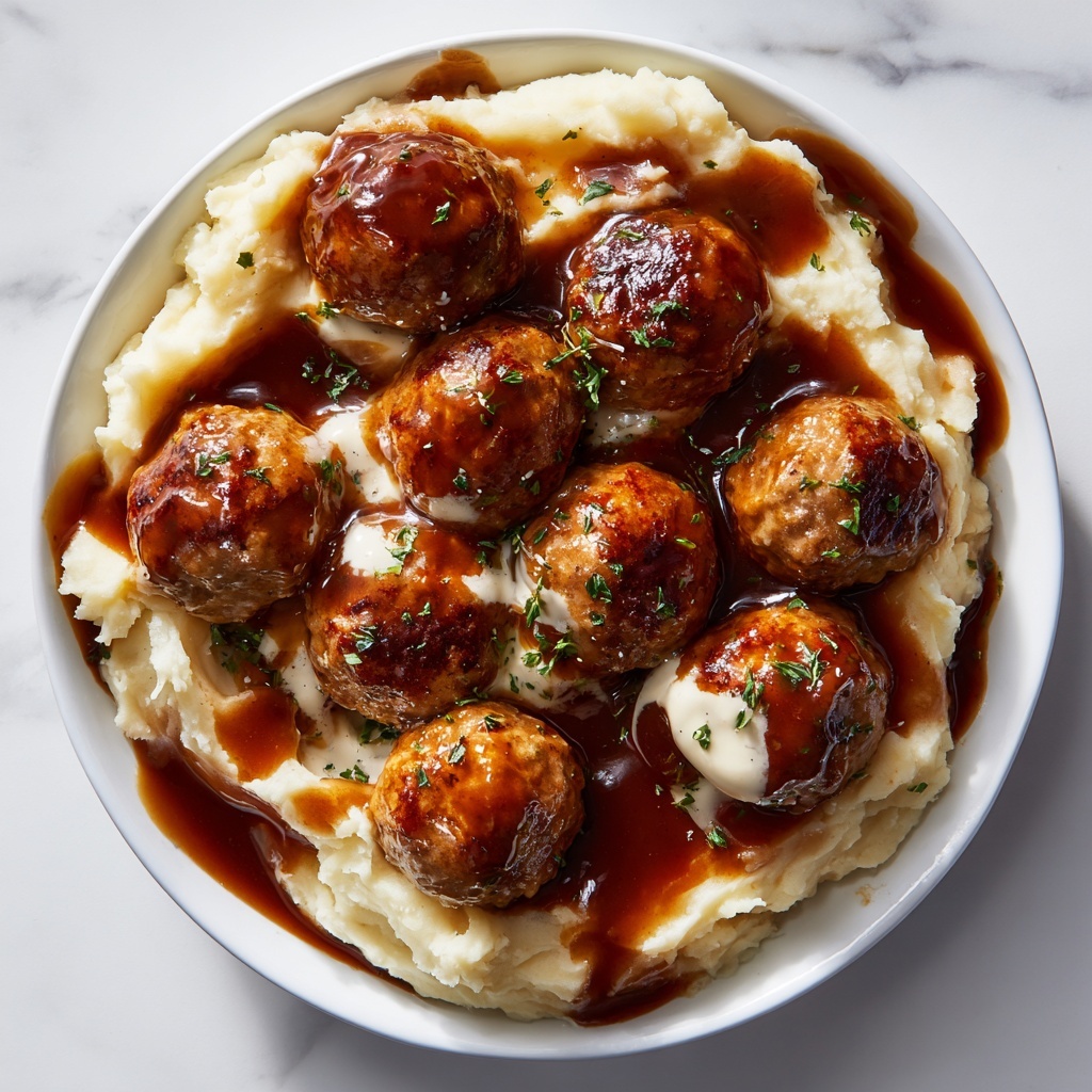 Crock Pot French Onion Meatballs Recipe - Recipe Image