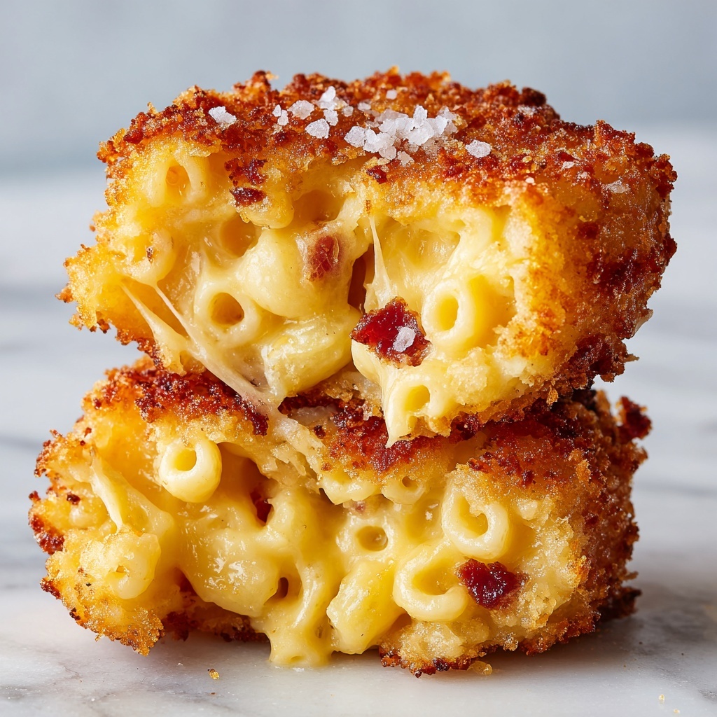 Crispy Fried Homemade Mac and Cheese Bites Recipe - Recipe Image