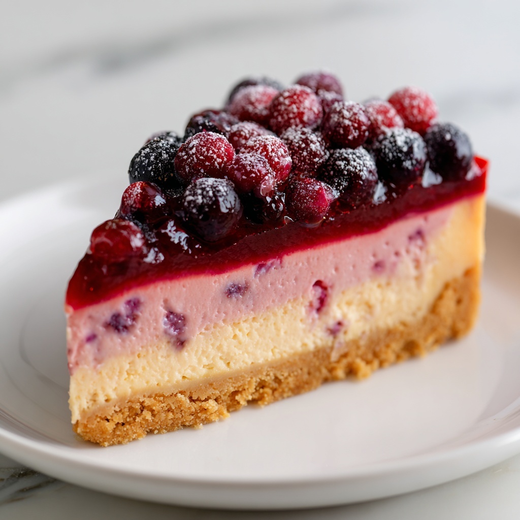 Cranberry Custard Pie Recipe - Recipe Image