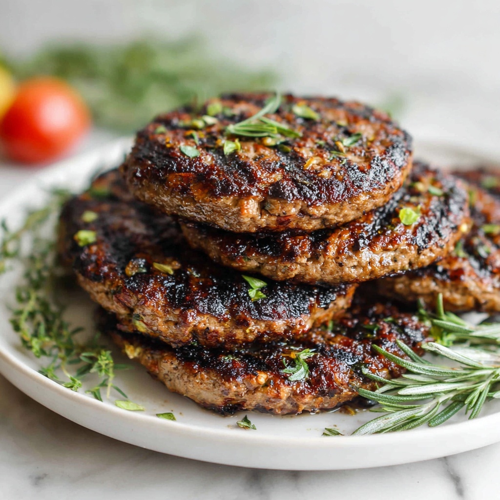 Mediterranean Chicken Patties Recipe - Recipe Image