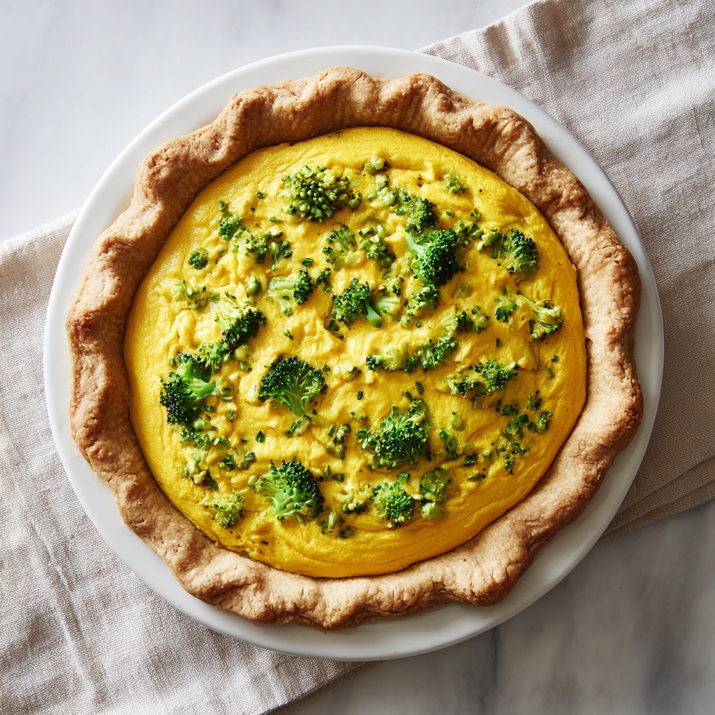 Broccoli Cheddar Quiche Recipe - Recipe Image